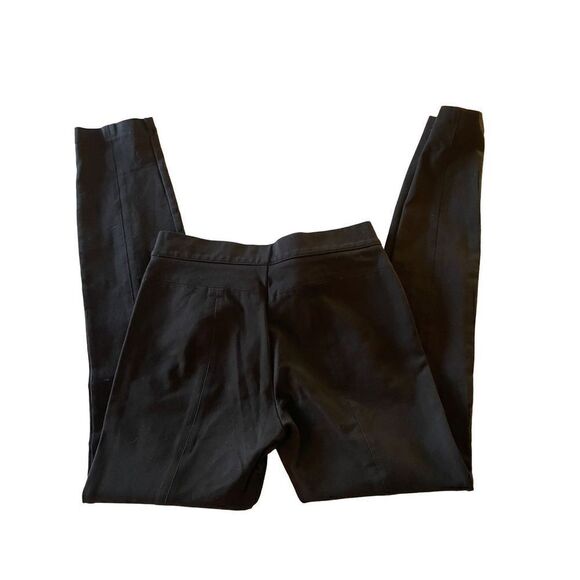 J. Crew Women's Skinny Pants Zip Pocket Work Trousers Casual Black Size 0R-EUC - Picture 3 of 13